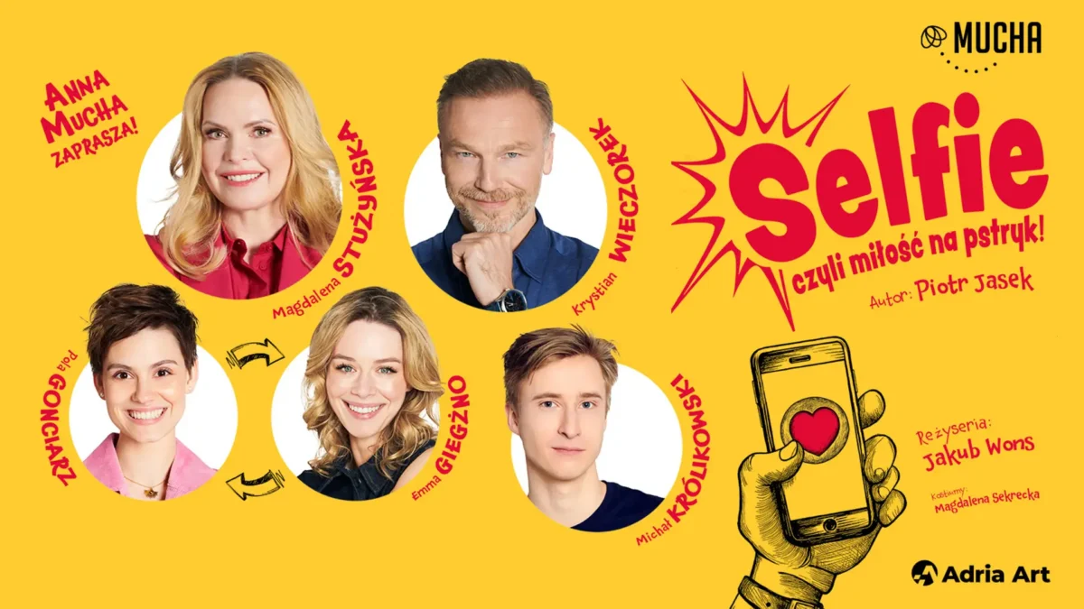 Spektakl „Selfie” w Pszczyńskim Centrum Kultury – komedia o miłości w czasach internetu