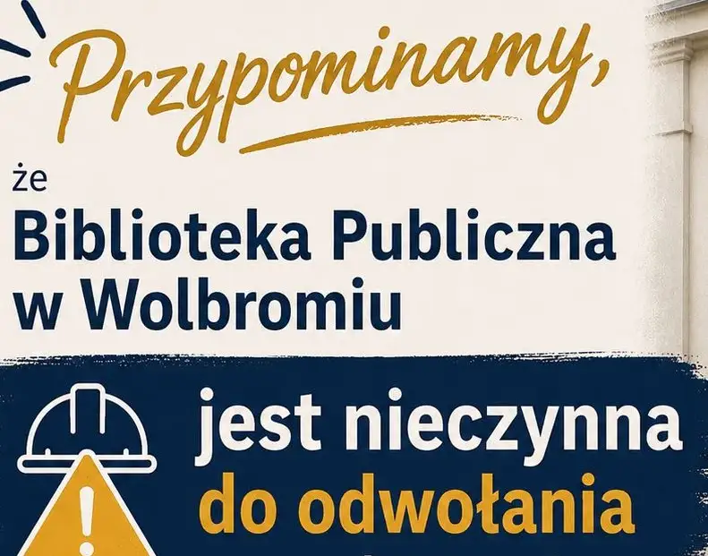 Biblioteka w Wolbromiu nieczynna do odwołania