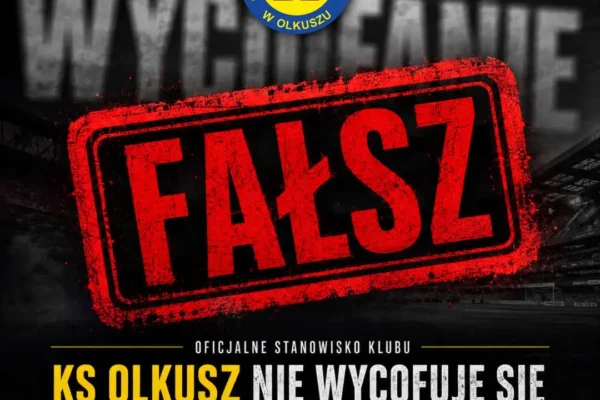 KS Olkusz dementuje plotki: decyzja o grze w lidze okręgowej jeszcze nie zapadła