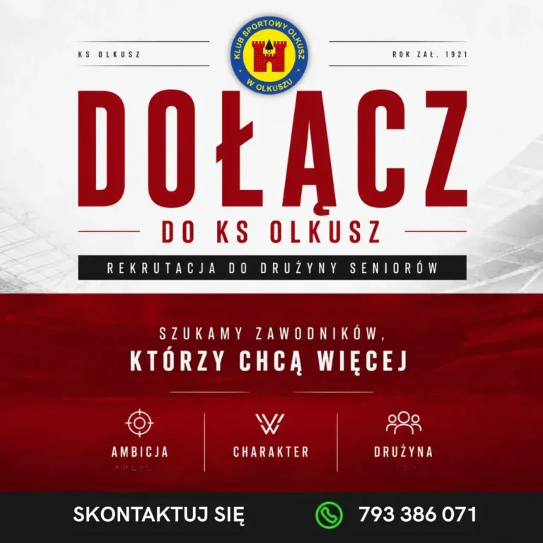 KS Olkusz szuka piłkarzy do drużyny seniorów na nowy sezon