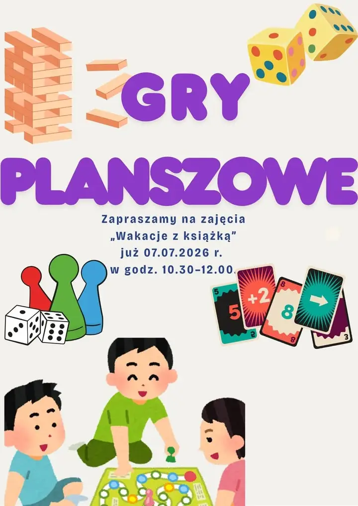 Przedpołudnie z grami planszowymi w bibliotece – już we wtorek