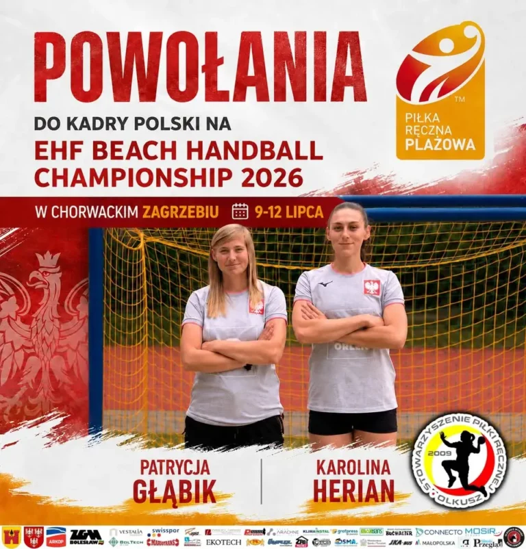 Karolina Herian i Patrycja Głąbik powalczą w Chorwacji o awans do EURO 2027