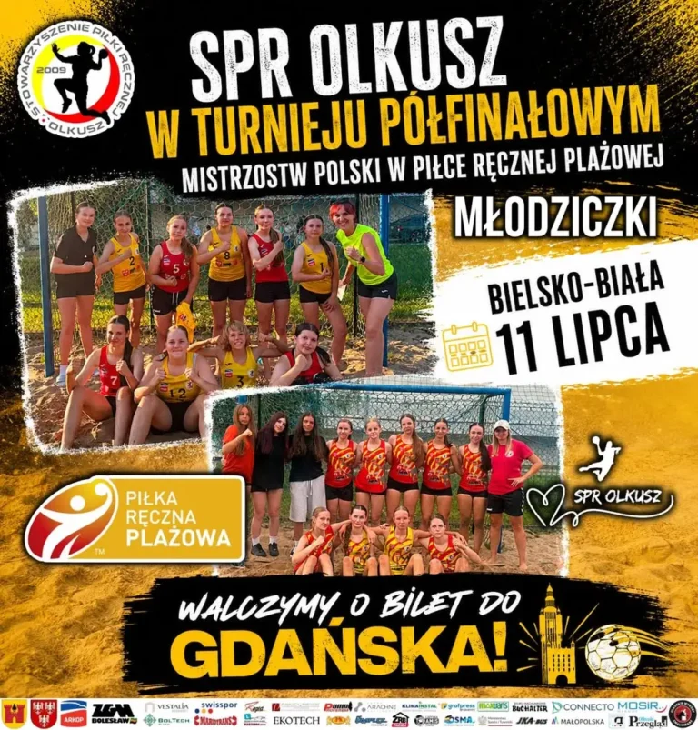 Młodziczki Lwiątek Olkusz walczą o finał Mistrzostw Polski w Bielsku-Białej