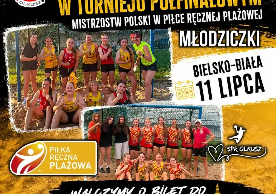 Młodziczki Lwiątek Olkusz walczą o finał Mistrzostw Polski w Bielsku-Białej