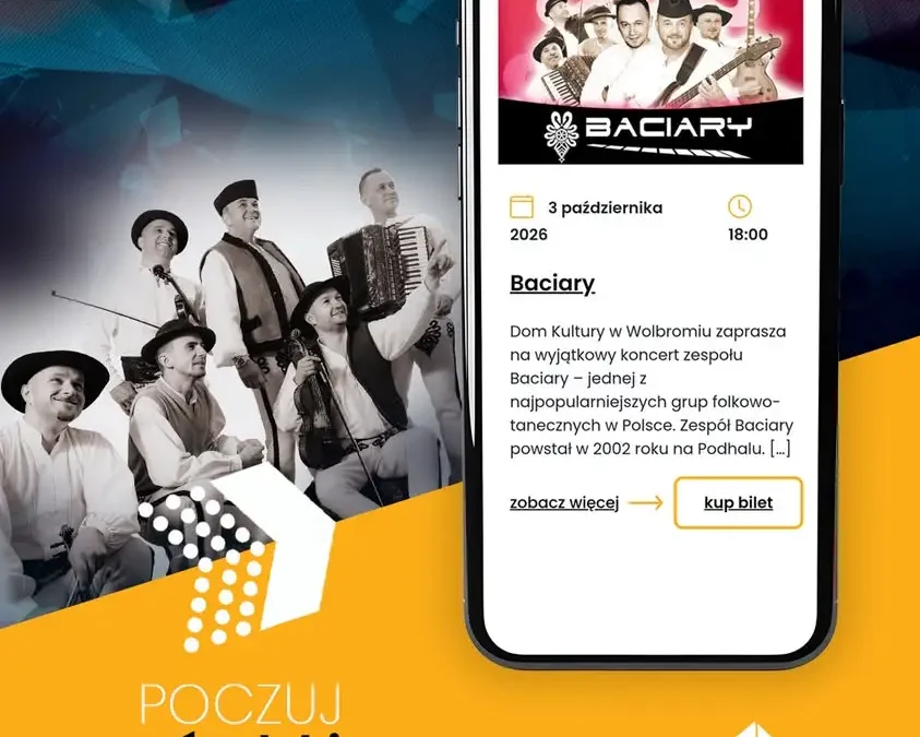Baciary zagrają w Domu Kultury w Wolbromiu 3 października