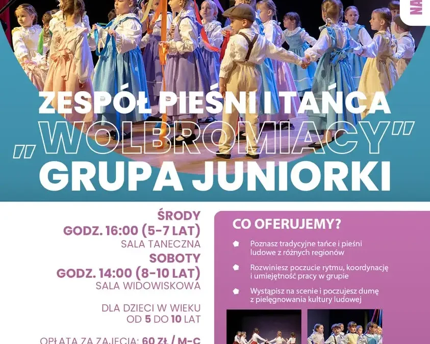 Nabór do grupy juniorek ZPiT „Wolbromiacy” na sezon 2026/2027