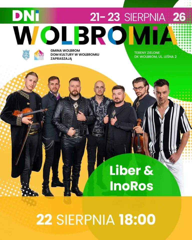 Liber i InoRos zagrają na Dniach Wolbromia 2026