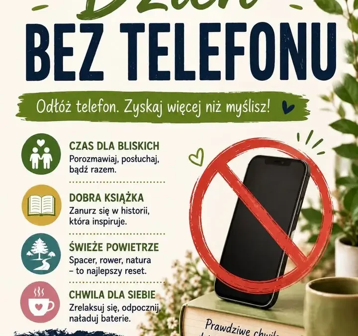 Dzień bez Telefonu – odłóż smartfon i zyskaj więcej