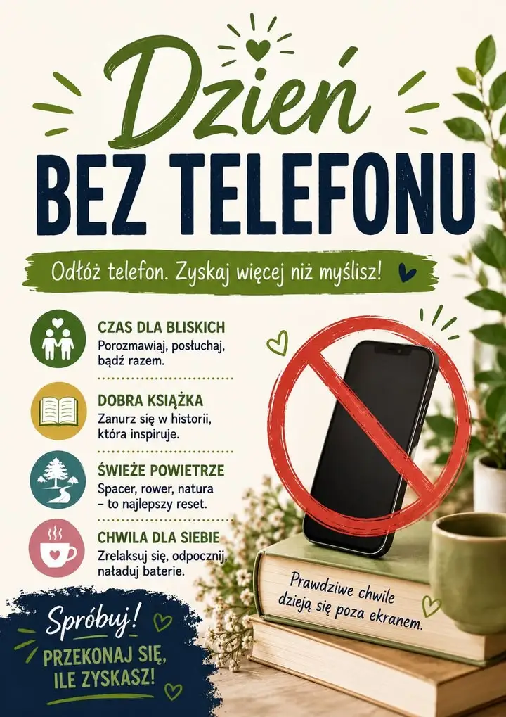 Dzień bez Telefonu – odłóż smartfon i zyskaj więcej