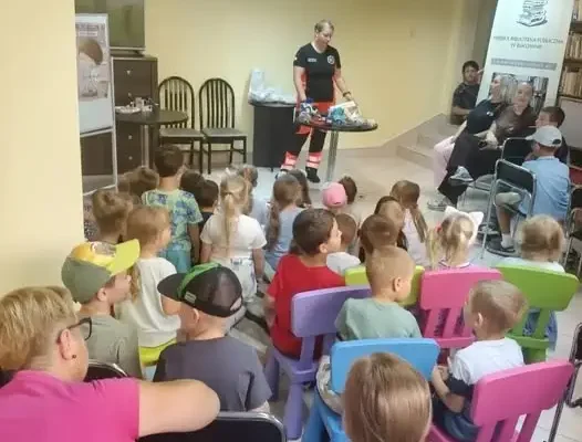 Wakacje z książką: warsztaty pierwszej pomocy w Bukownie