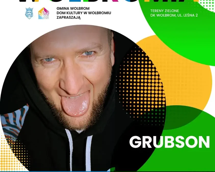 Grubson gwiazdą Dni Wolbromia 2026 – koncert 23 sierpnia