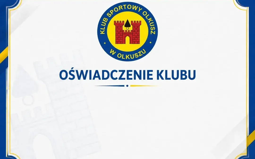 KS Olkusz wycofany z klasy okręgowej. Nowy start od klasy B