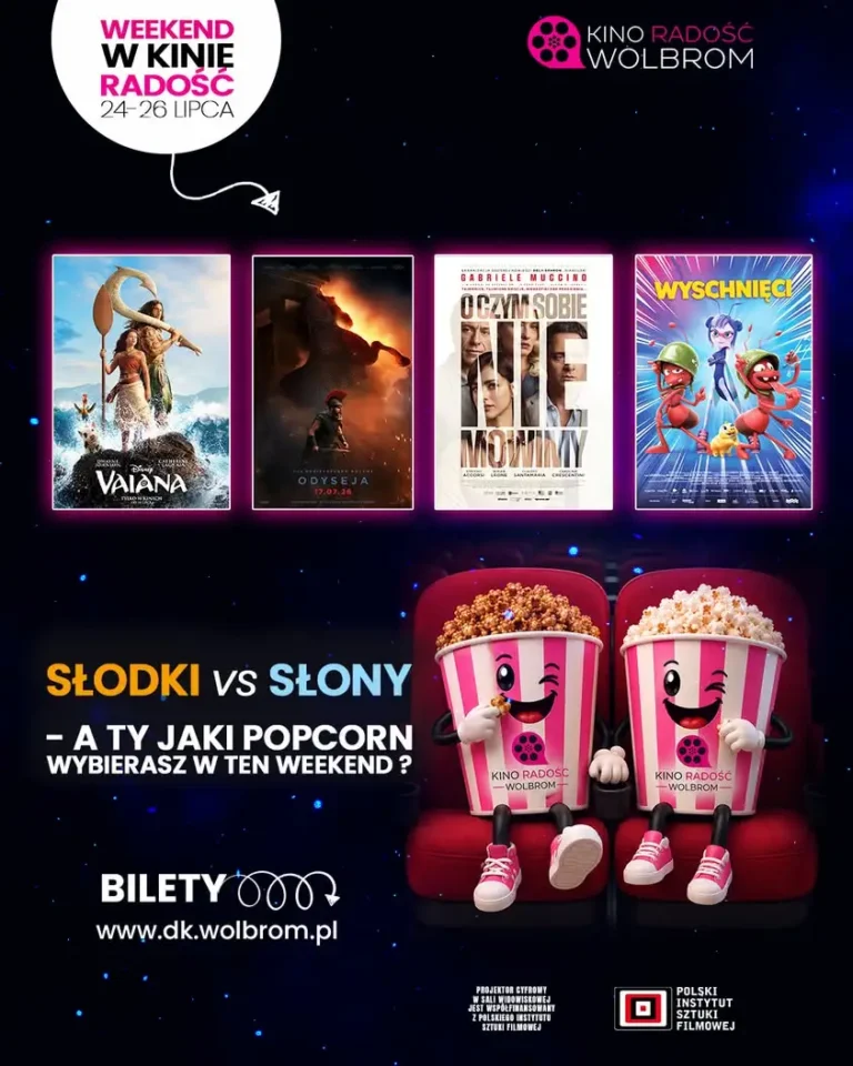Weekend filmowy w Kinie Radość Wolbrom – sprawdź repertuar