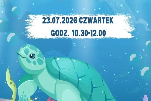 Wakacje z książką: żółwie w bibliotece w Bukownie
