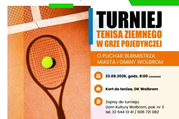 Turniej Tenisa Ziemnego podczas Dni Wolbromia 2026 – zapisy trwają do 21 sierpnia