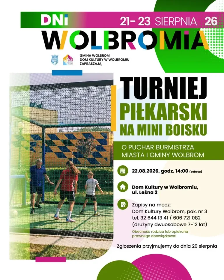 Turniej piłkarski dla dzieci podczas Dni Wolbromia 2026