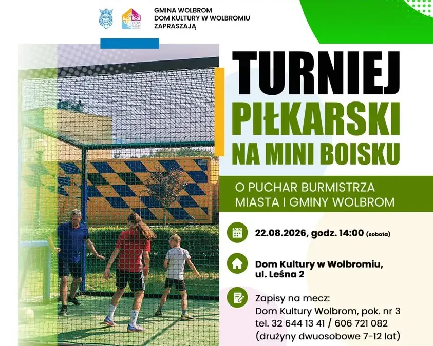 Turniej piłkarski dla dzieci podczas Dni Wolbromia 2026
