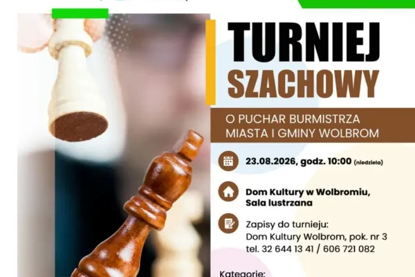 Turniej szachowy podczas Dni Wolbromia 2026 – zapisy trwają