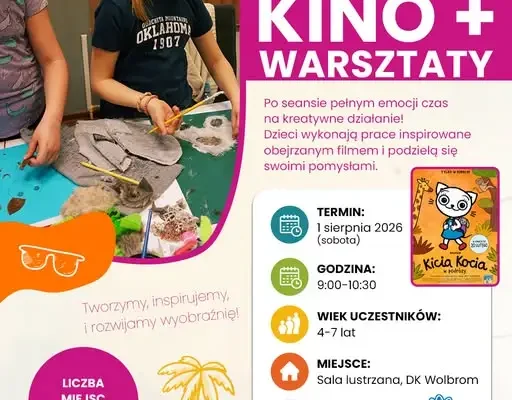 Wakacyjne Poranki Filmowe w Kinie Radość w Wolbromiu – sierpień 2026