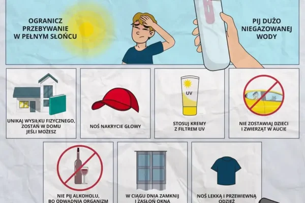 Upały w nadchodzących dniach – jak się chronić? Porady RCB