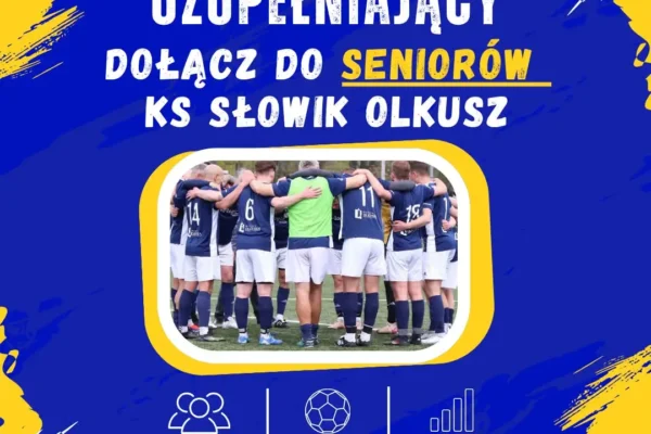 KS Słowik Olkusz ogłasza nabór do drużyny seniorów na nowy sezon
