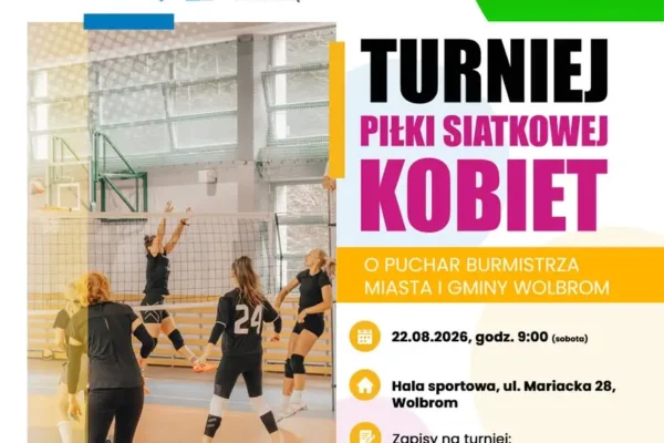 Turniej siatkówki kobiet o Puchar Burmistrza podczas Dni Wolbromia 2026