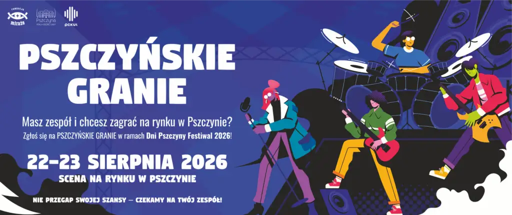 Pszczyńskie Granie 2026 – zgłoś swój zespół na Dni Pszczyny