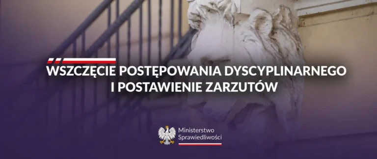 Postępowania dyscyplinarne wobec trzech sędziów: zarzuty naruszenia godności urzędu
