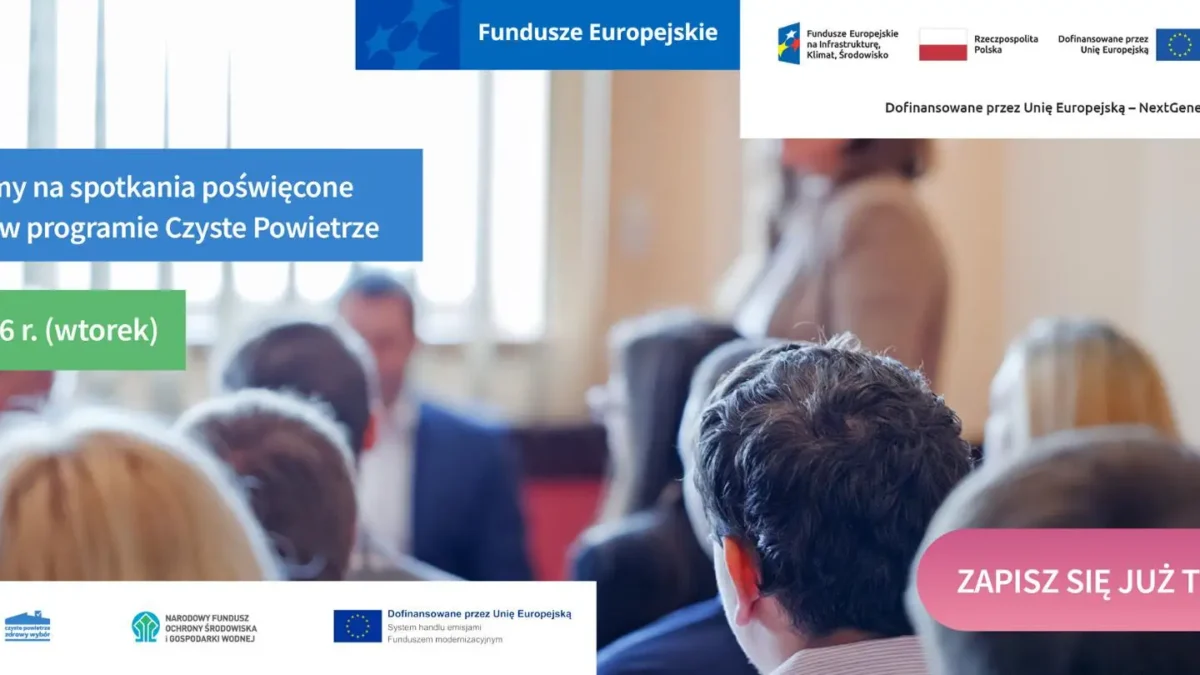 Spotkania informacyjne o zmianach w programie Czyste Powietrze – 14 lipca