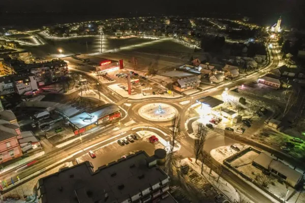 Wolbrom: Rondo imienia Jerzego Górnickiego na obwodnicy miasta