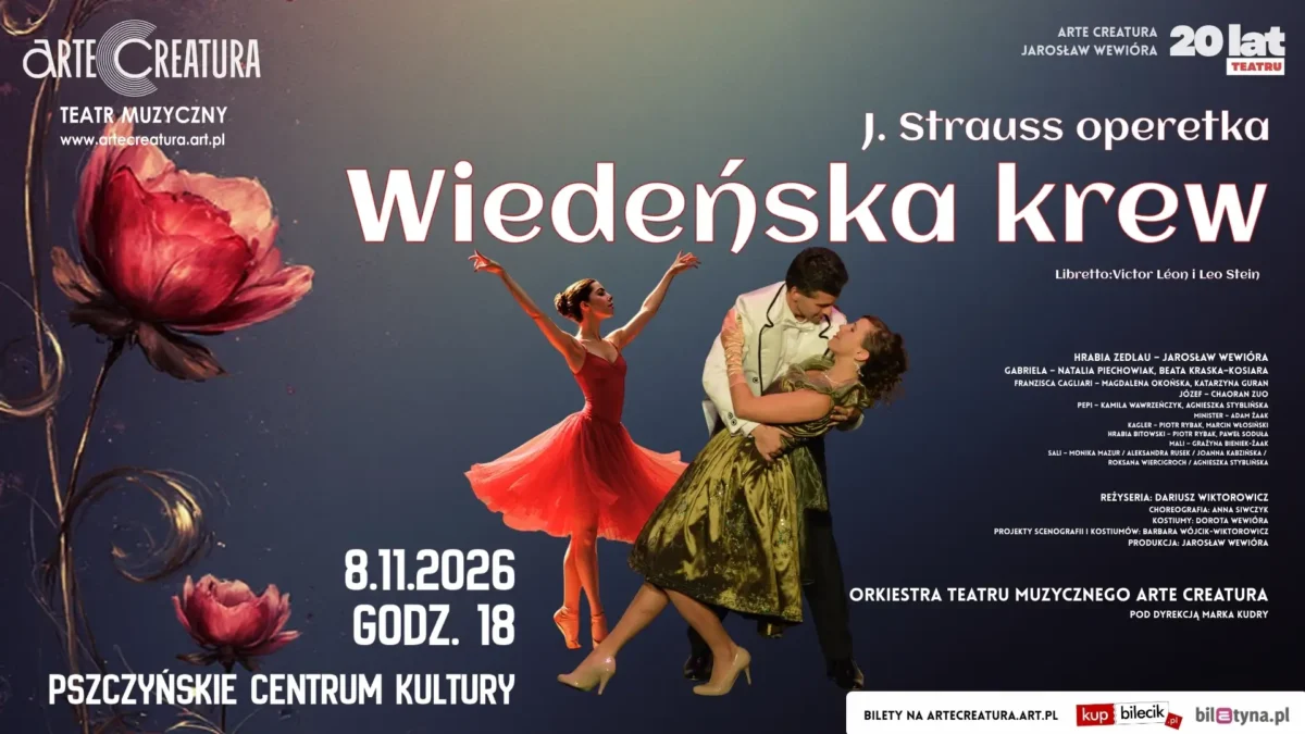 Wiedeńska krew – operetka Straussa w Pszczyńskim Centrum Kultury