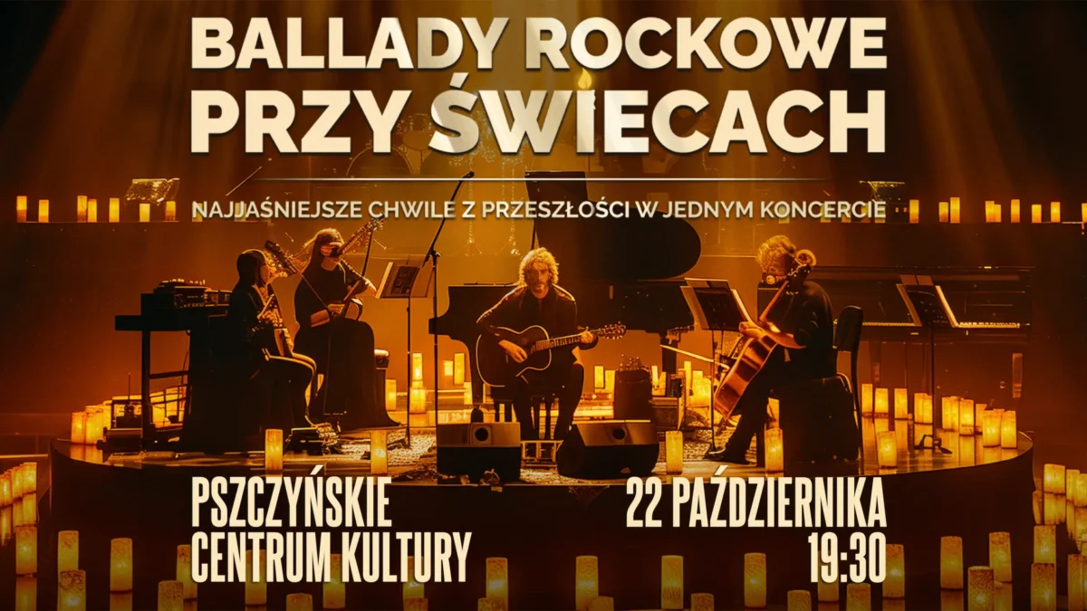 Ballady rockowe przy świecach – wyjątkowy koncert w Pszczynie