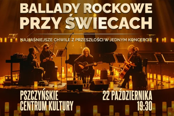 Ballady rockowe przy świecach – wyjątkowy koncert w Pszczynie