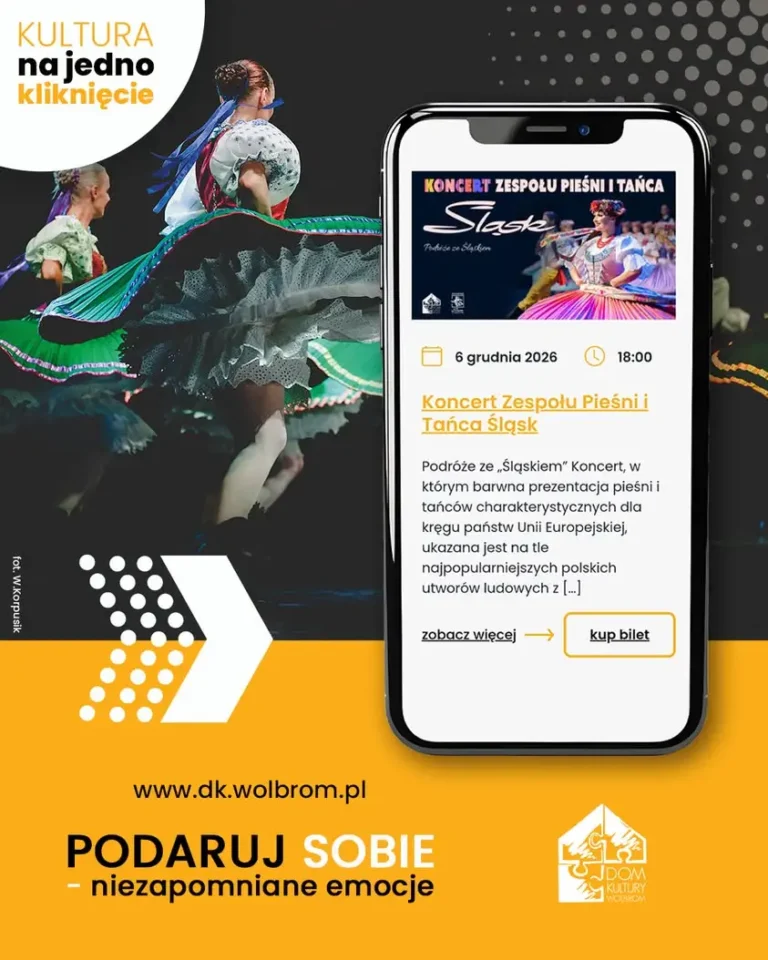 Zespół „Śląsk” wystąpi w Wolbromiu – koncert „Podróże ze Śląskiem” już w grudniu