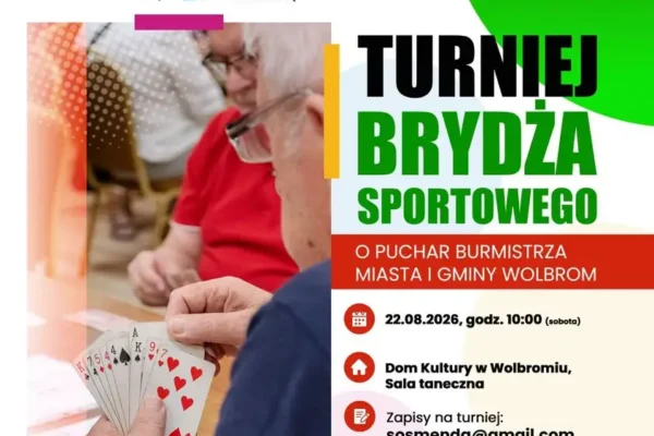 Turniej Brydża Sportowego o Puchar Burmistrza podczas Dni Wolbromia 2026
