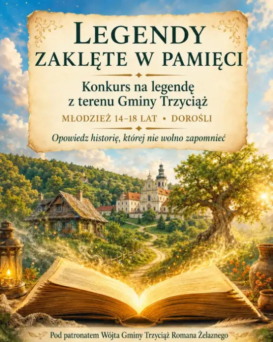 Konkurs „Legendy zaklęte w pamięci” w Gminie Trzyciąż – opowieści rodzinne mogą trafić do książki