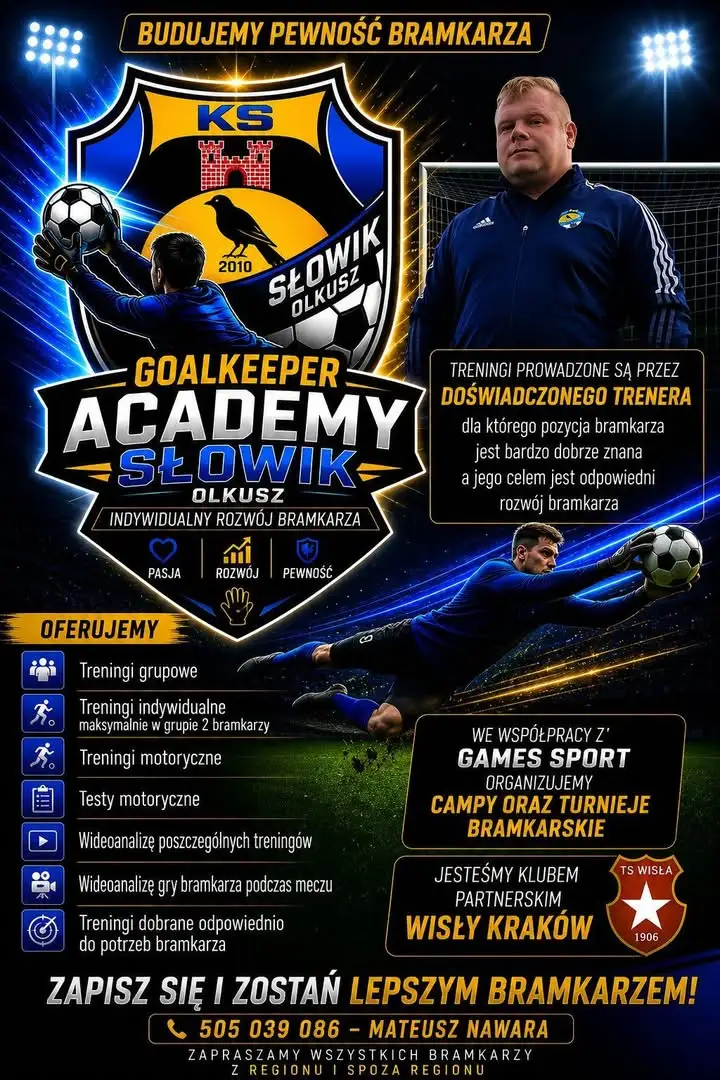 Goalkeeper Academy Słowik: Nowy projekt bramkarski w Olkuszu