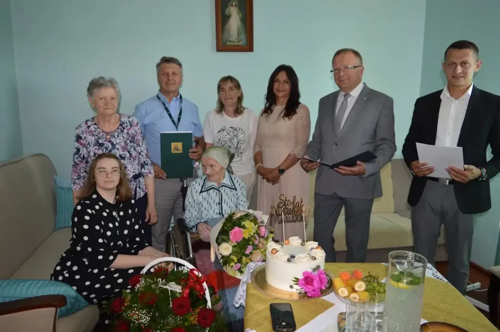 Pani Marianna z Imbramowic świętuje setne urodziny