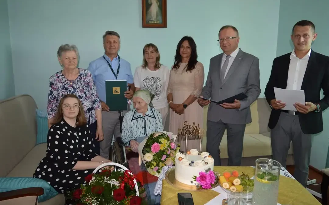 Pani Marianna z Imbramowic świętuje setne urodziny