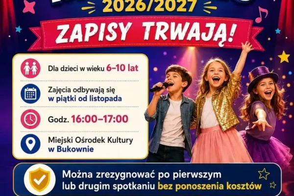 Mini Szkoła Musicalu w Bukownie – rekrutacja na rok 2026/2027