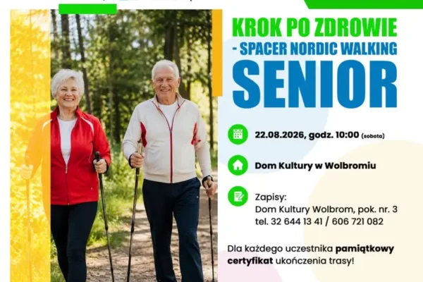 Nordic Walking dla seniorów podczas Dni Wolbromia 2026