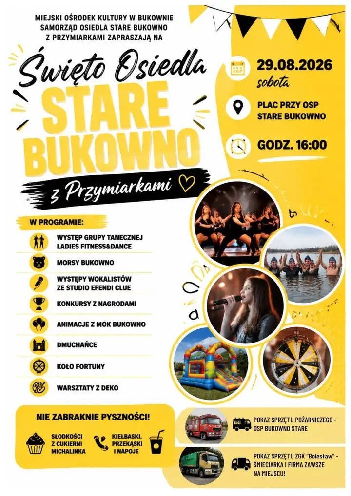 Święto Osiedla Stare Bukowno z Przymiarkami – zaproszenie na 29 sierpnia