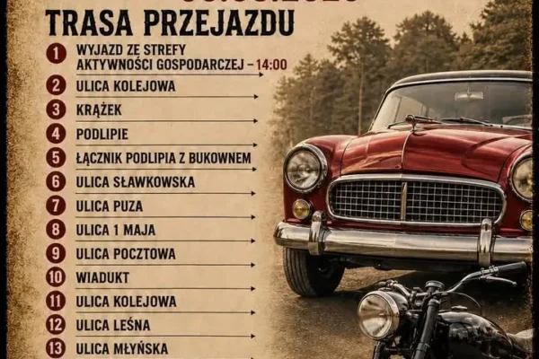 VII Zlot Pojazdów Klasycznych i Zabytkowych w Bukownie – parada 30 sierpnia