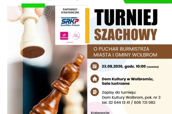 Turniej szachowy podczas Dni Wolbromia 2026 – zapisy tylko do jutra!
