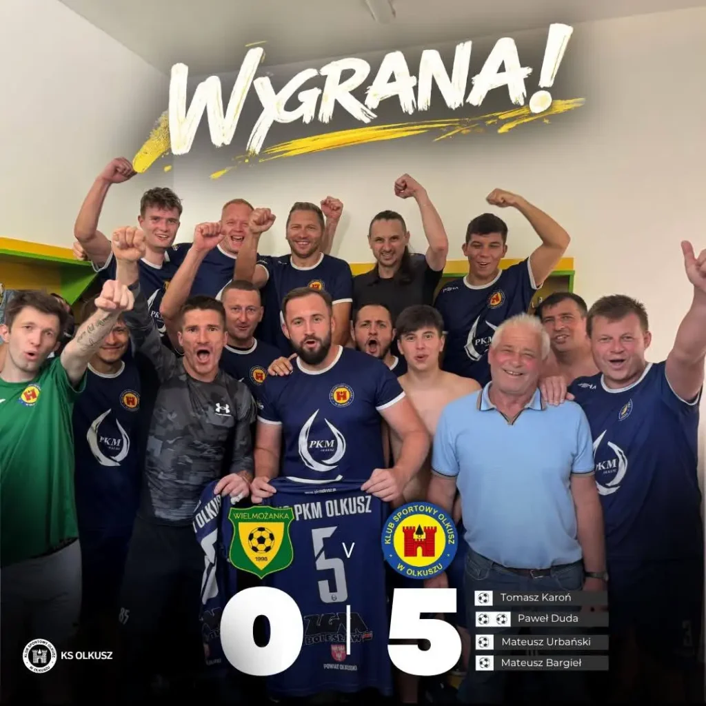 KS Olkusz rozbija Wielmożankę II 5:0 w pierwszym meczu sezonu