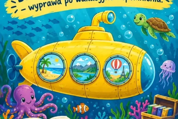 Ostatnia wakacyjna przygoda w bibliotece – zapraszamy dzieci na morską wyprawę