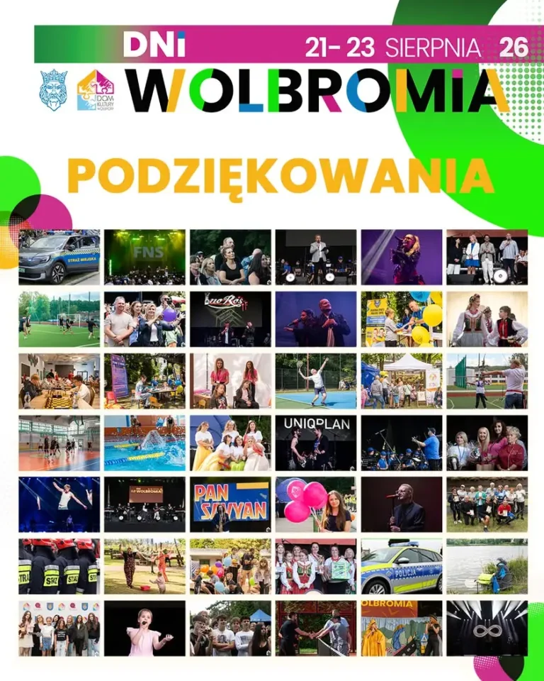 Dni Wolbromia 2026: podziękowania dla wszystkich, którzy tworzyli to święto