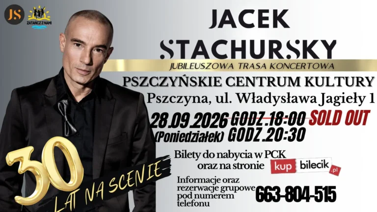 Jacek Stachursky świętuje 30-lecie pracy artystycznej w Pszczynie