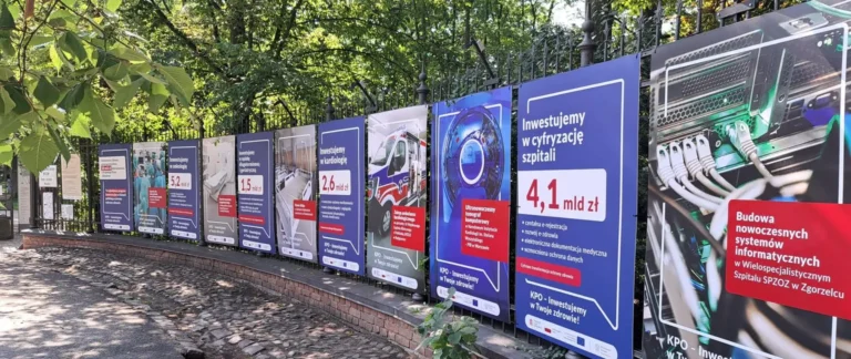Wystawa plenerowa w Łazienkach Królewskich pokaże inwestycje z KPO w zdrowie