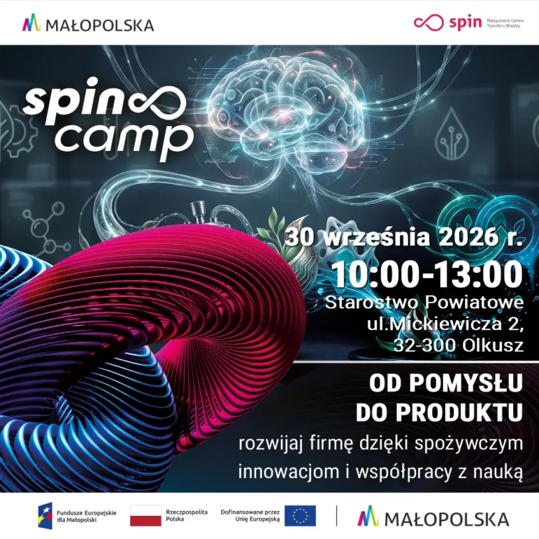 SPIN CAMP w Olkuszu: bezpłatne warsztaty o innowacjach w biznesie spożywczym
